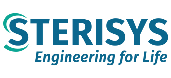 Logo de la marca Sterisys de plantas de esterilización por OE y robots para handling de jeringas anidadas representada por Netsteril